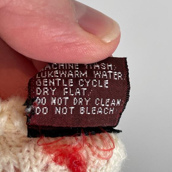 Vintage Pigalle cream knubby long sleeve feminine sweater - Picture 8 of 8